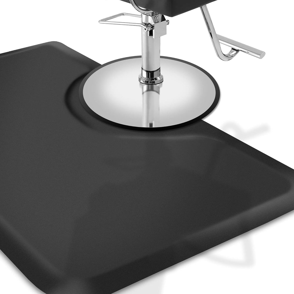 Anti-Fatigue Floor Mat 3 ft. x 5 ft.-Black Rectangle - 1/2 in. Thick (2Pack)