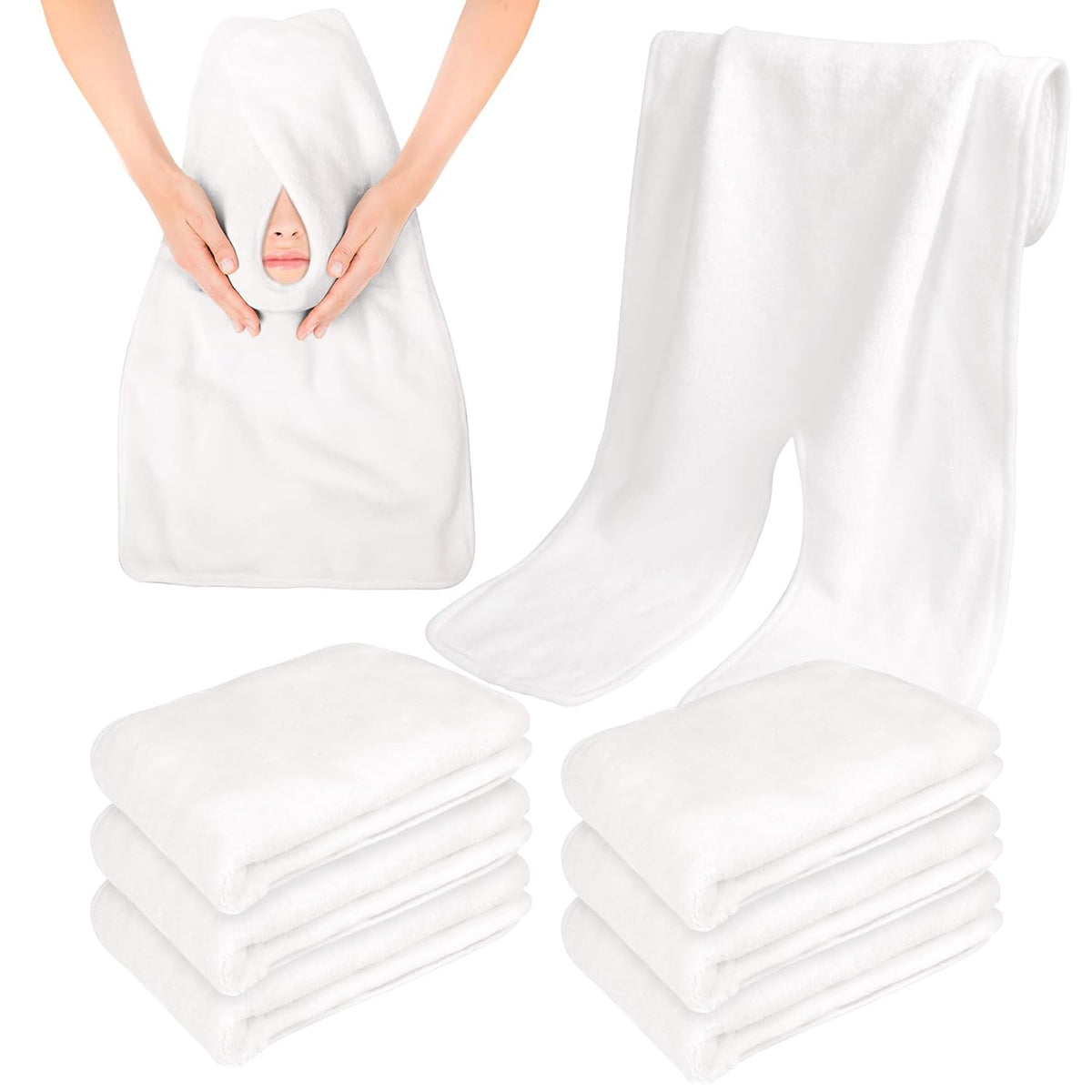 U-Shaped Beauty Spa Face Towel (50 Towels Pkg)
