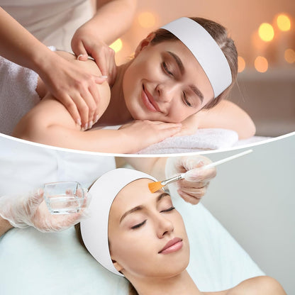 Disposable Hairband, Non-woven Fabric Spa Headband (200 PCS)