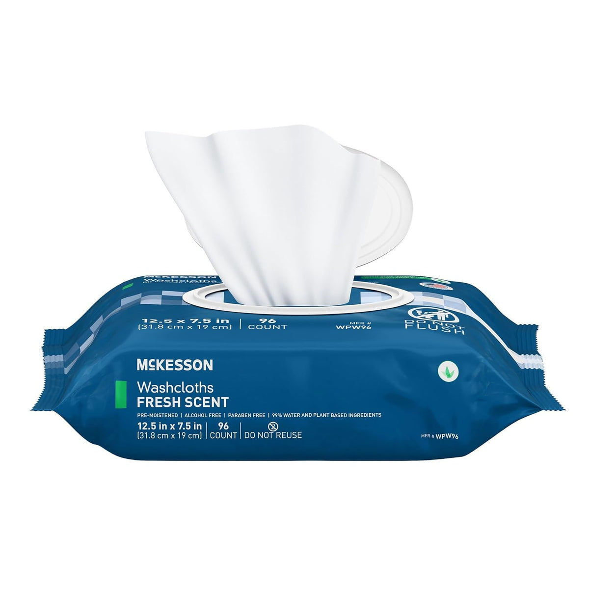McKesson Washcloth Wipes (Disposable) 6 Pack, 576 Washcloths